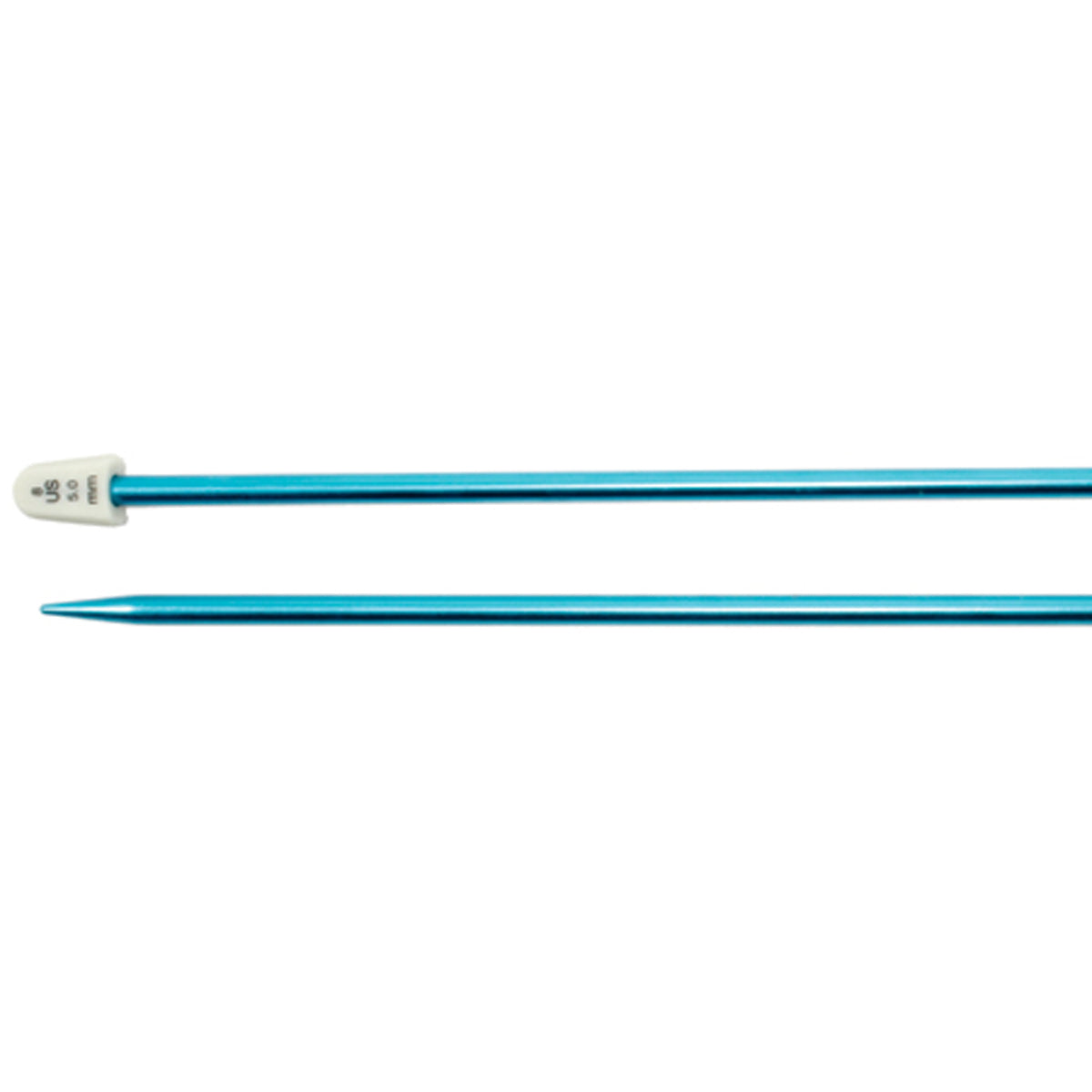 Silvalume Single Point Knitting Needles 14" Size 8/5mm