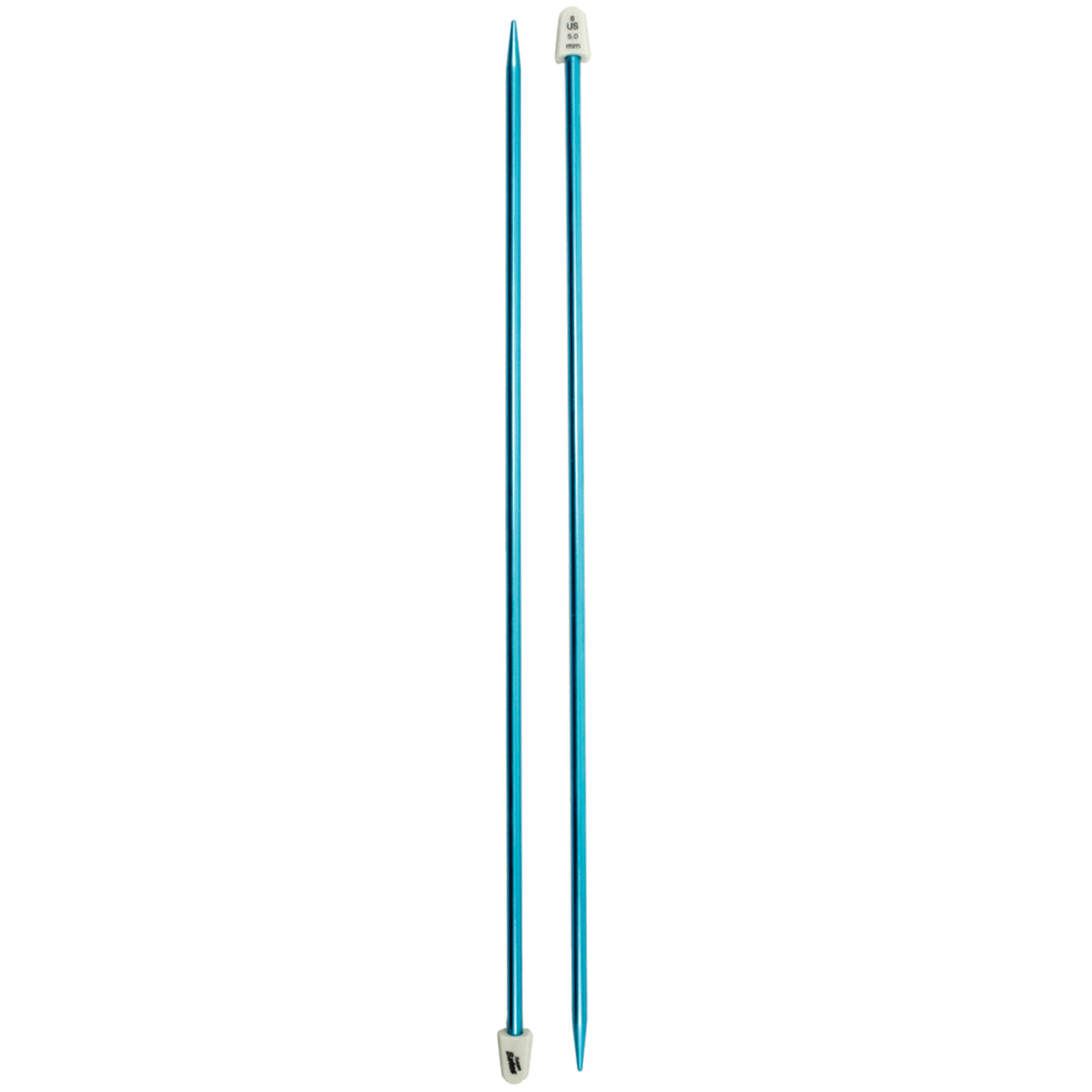 Silvalume Single Point Knitting Needles 14" Size 8/5mm