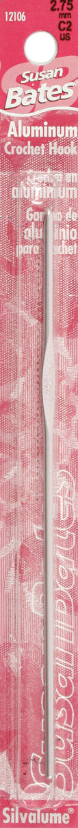 Silvalume Aluminum Crochet Hook 5.5" Size C2/2.75mm