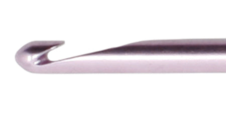 Silvalume Aluminum Crochet Hook 5.5" Size G6/4mm