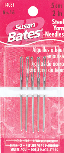 Steel Yarn Needles 2" Size 16 5/Pkg