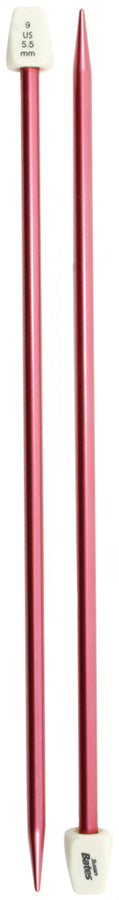 Silvalume Single Point Knitting Needles 14" Size 9/5.5mm