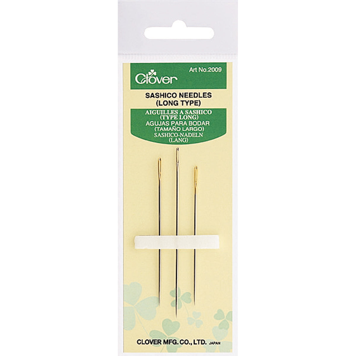 Sashico Needles Long Assorted Sizes 3/Pkg
