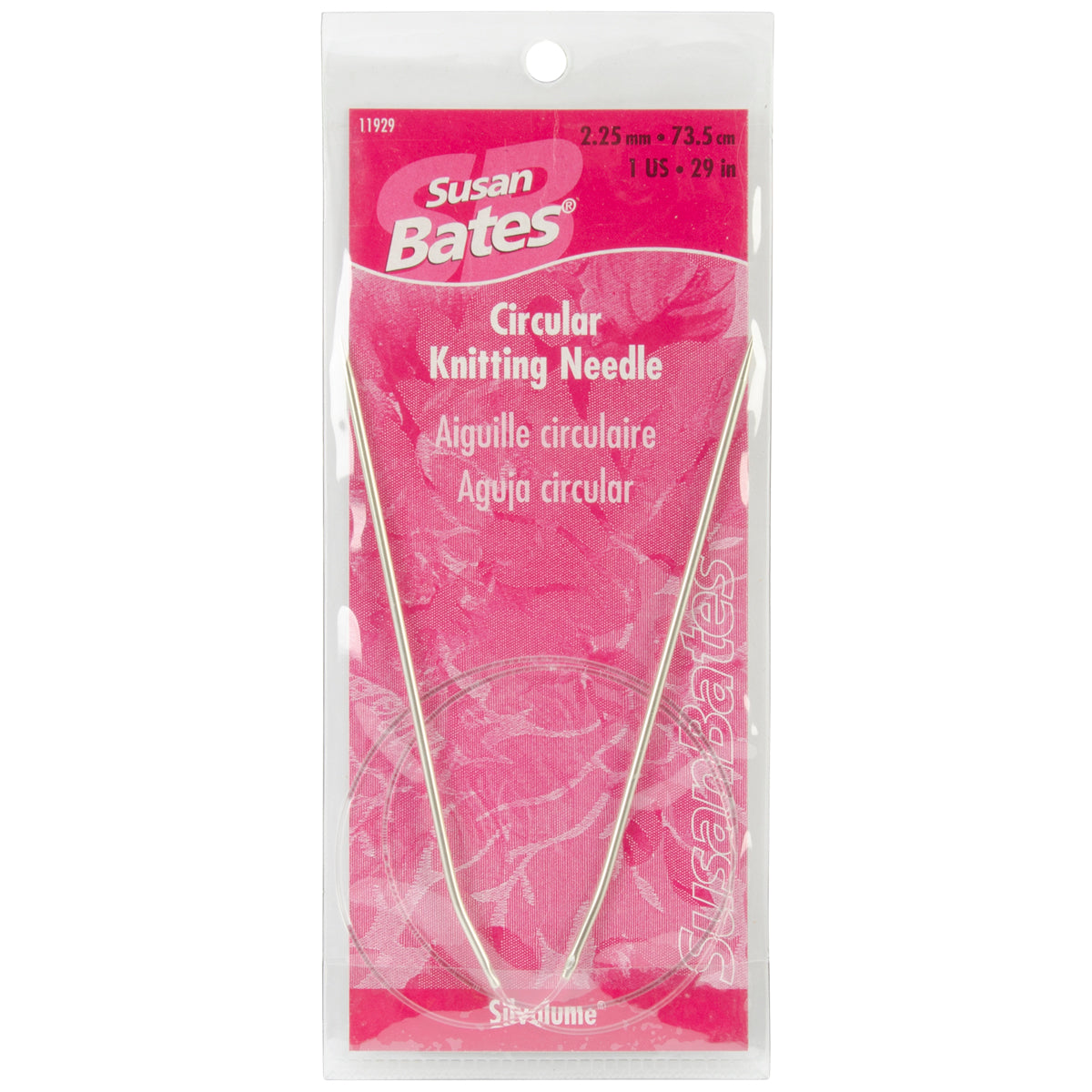 Silvalume Circular Knitting Needles 29" Size 1/2.25mm