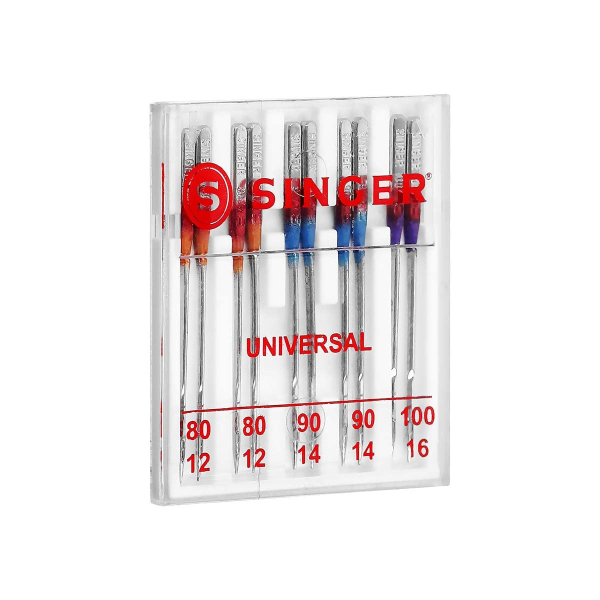 Universal Regular Point Machine Needles Sizes 11/80 (4), 14/90 (4) & 16/100 (2)