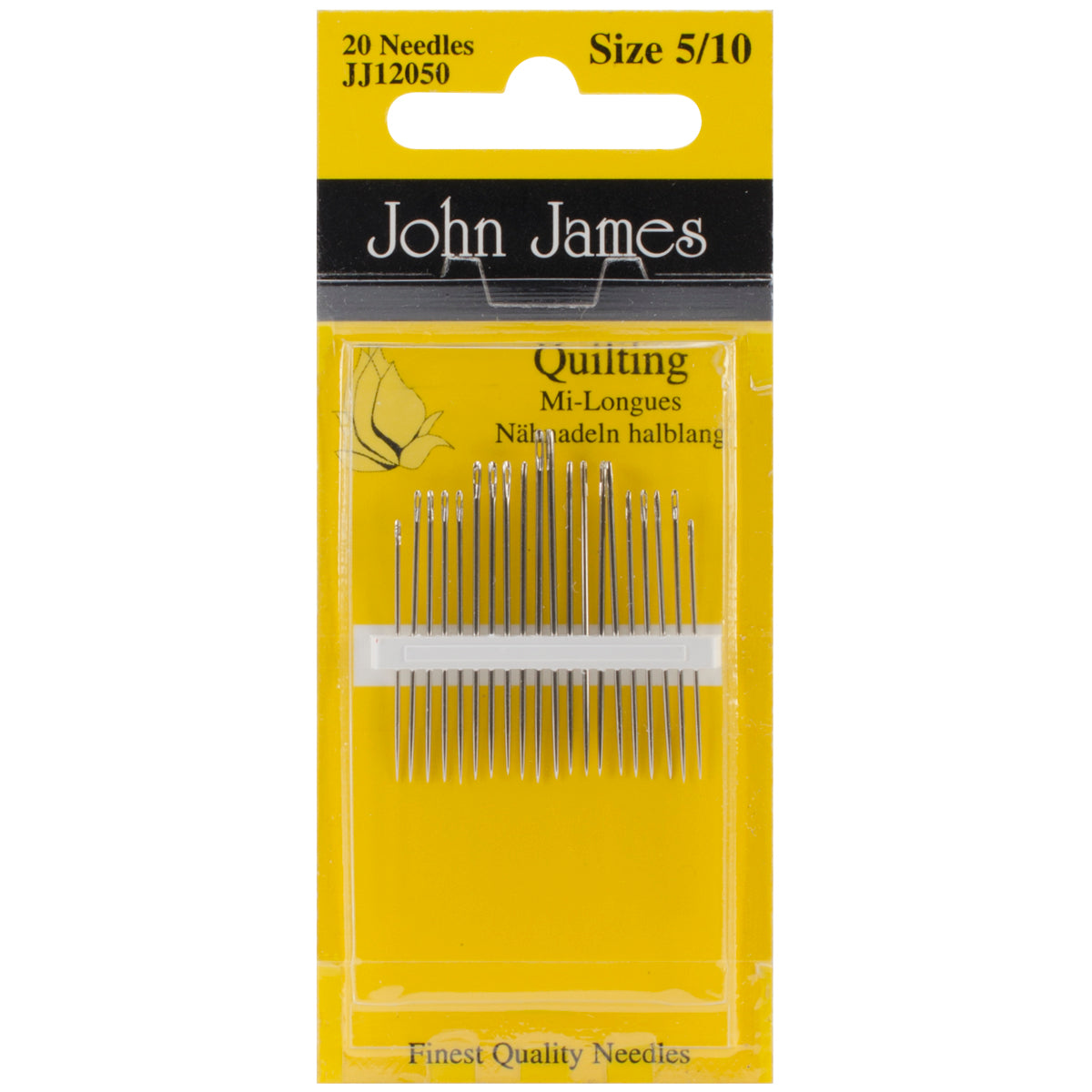 Quilting/Betweens Hand Needles Size 5/10 20/Pkg