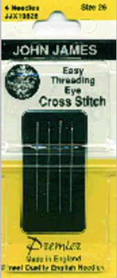 Easy Threading Calyxeye Hand Needles Size 26 4/Pkg
