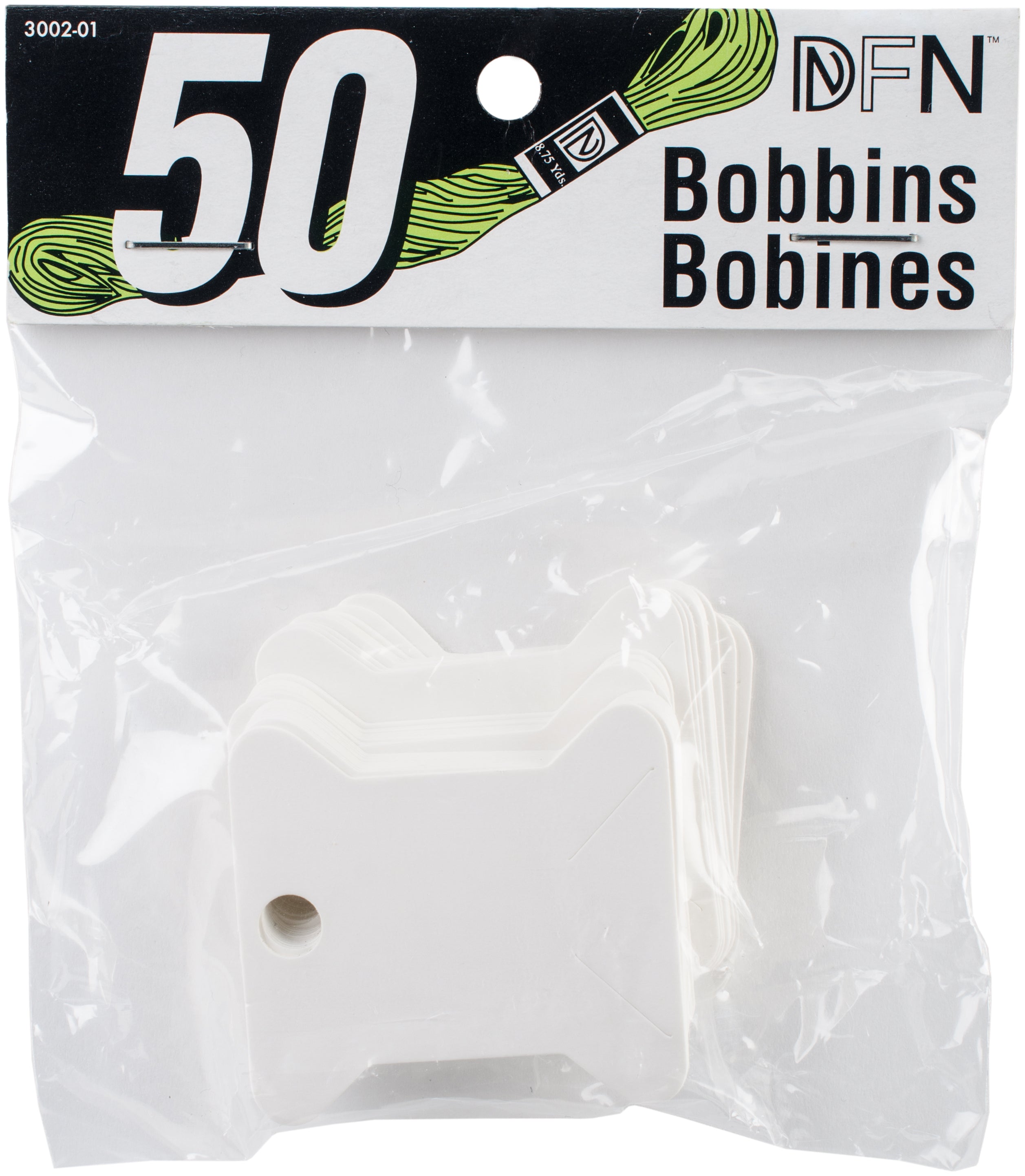 Cardboard Floss Bobbins  50/Pkg