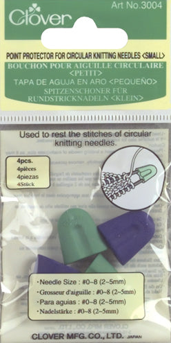 Point Protectors For Circular Knitting Needles Sizes 0 To 8 4/Pkg