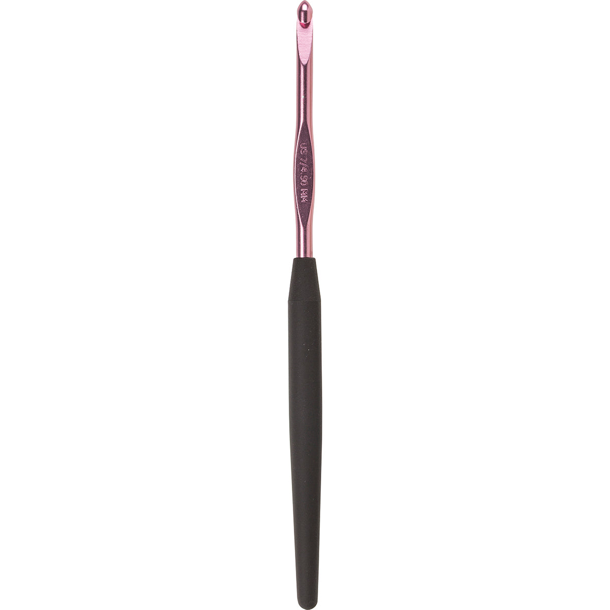 Silvalume Soft Handle Aluminum Crochet Hook 5.5" Size 7/4.5mm