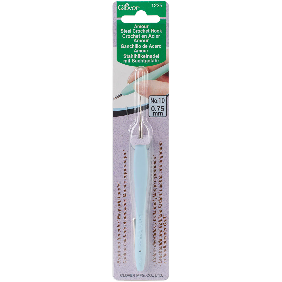 Amour Steel Crochet Hook Size 10/.75mm