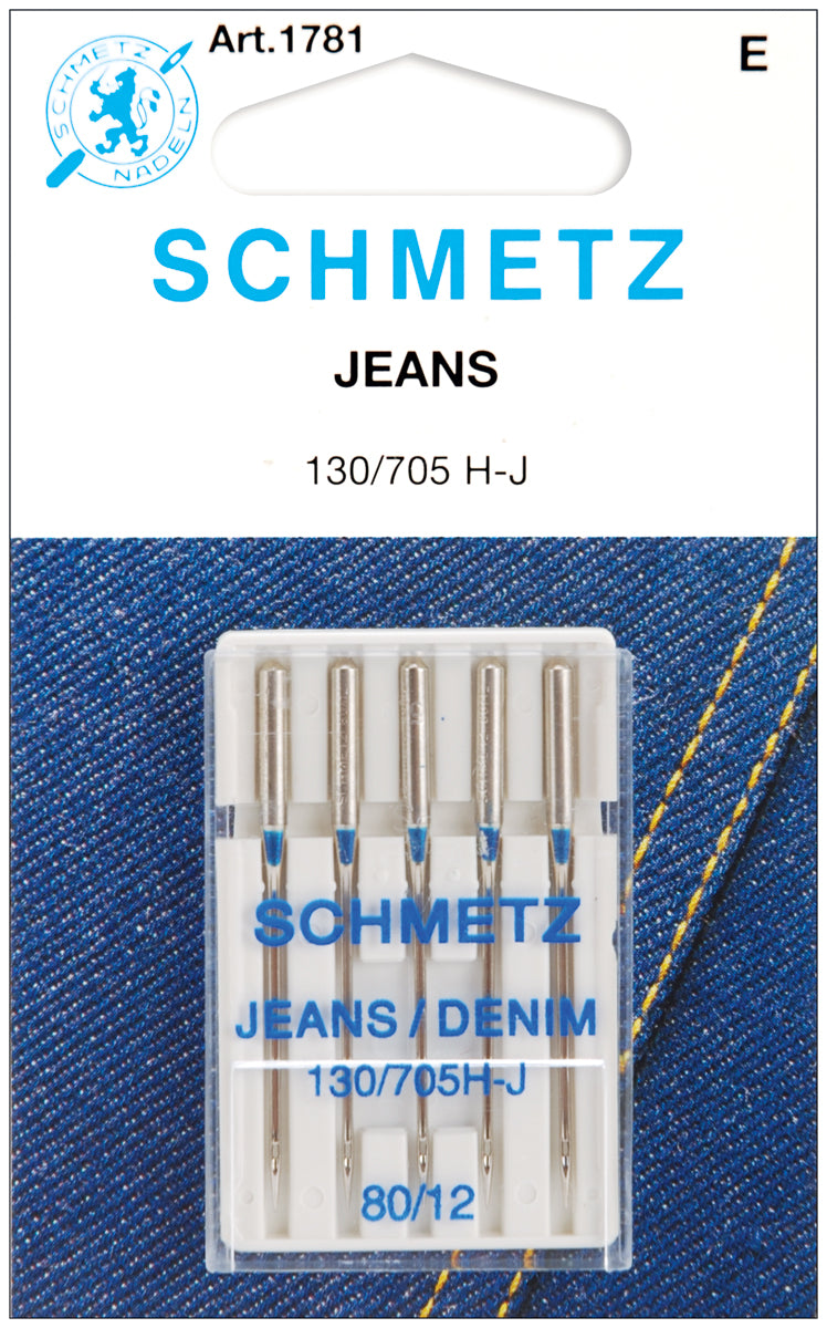 Jean & Denim Machine Needles Size 12/80 5/Pkg