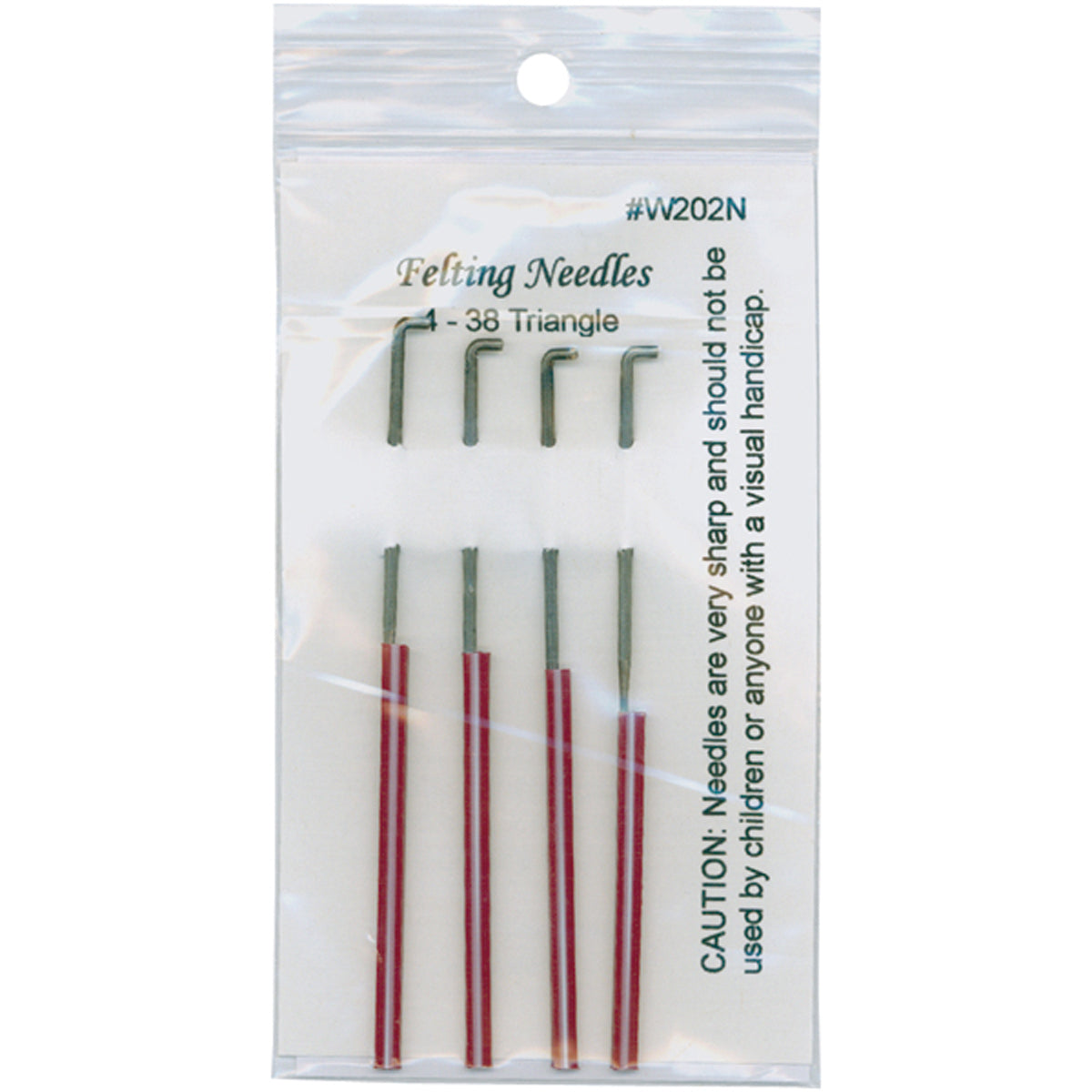 Felting Needles 4/Pkg Size 38 Triangle