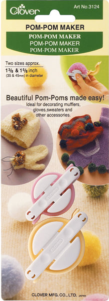 Pom-Pom Makers Small 1.375" & 1.625" 2/Pkg