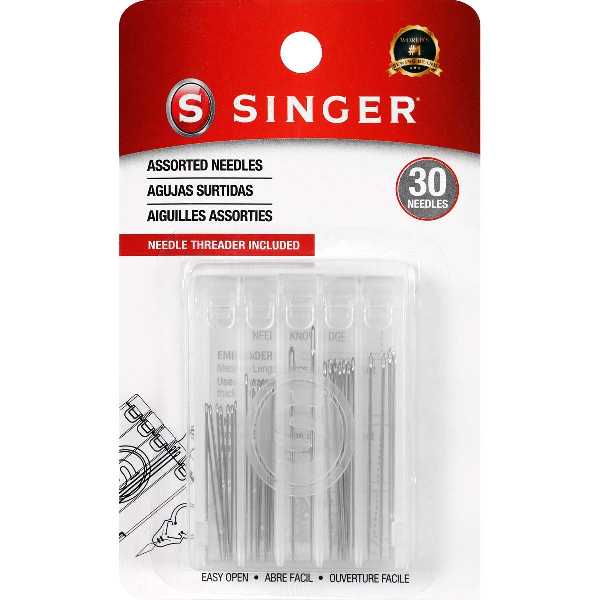 Hand Needle Compact Assorted 25/Pkg