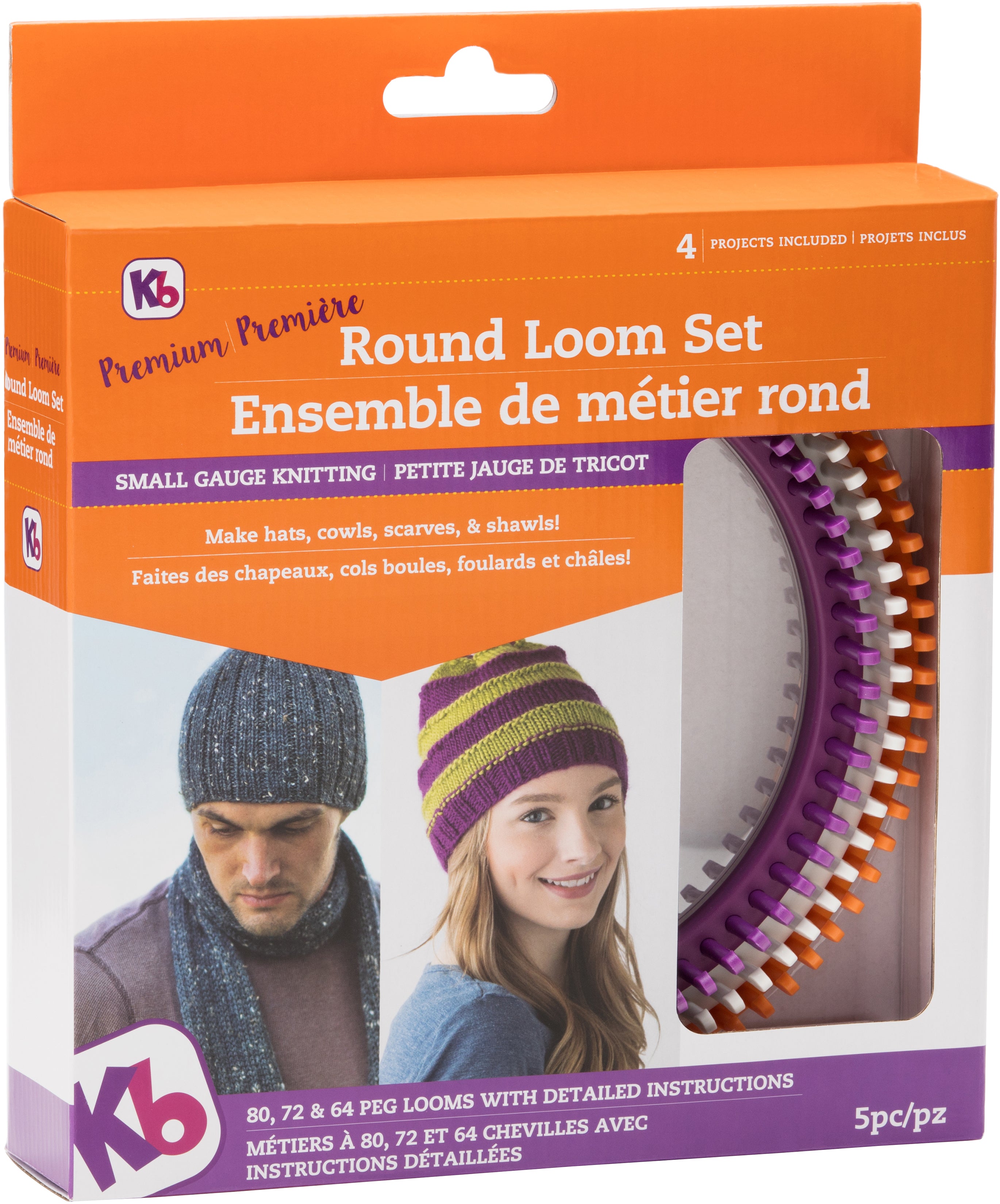 Knitting Board Premium Round Loom Set 