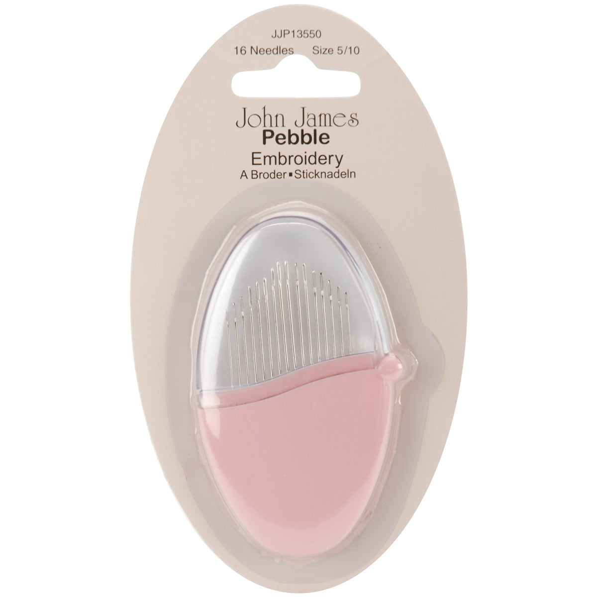 Pebbles Embroidery Needles Size 5/10 16/Pkg