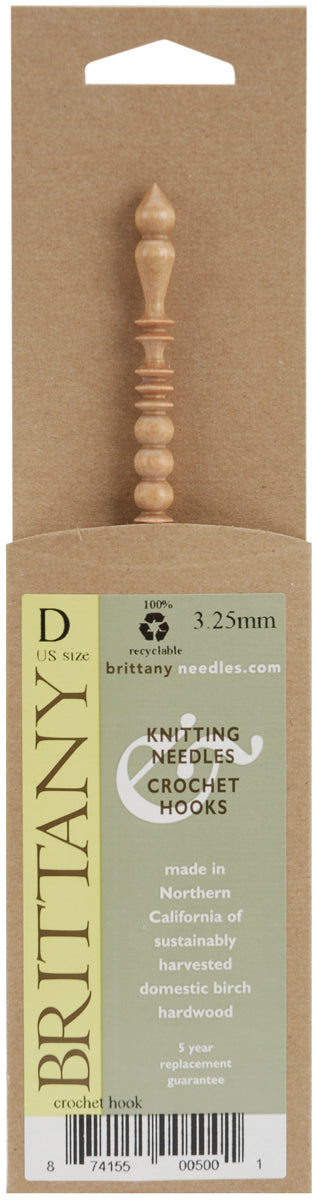 Brittany Crochet Hook Size D3/3.25mm