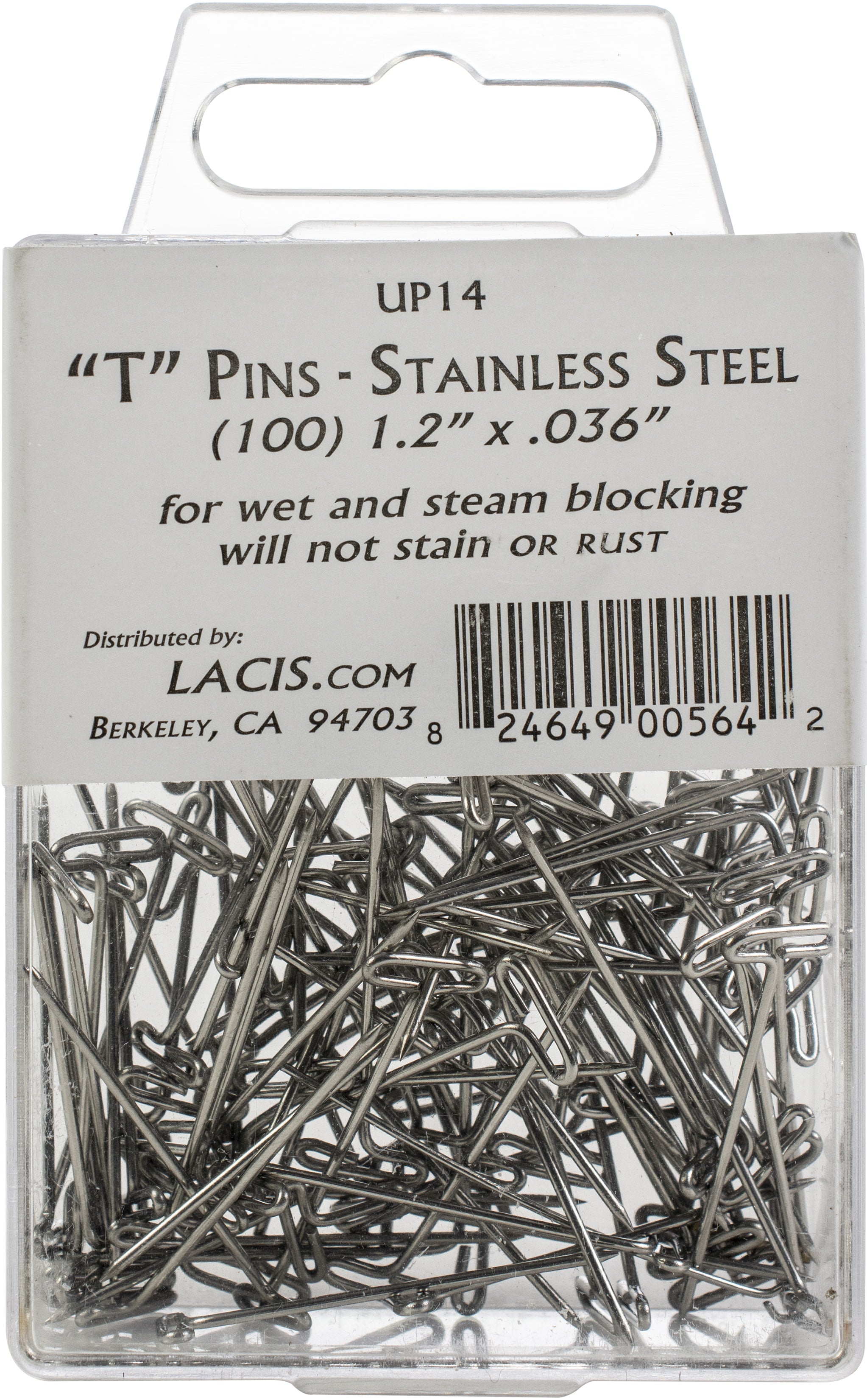 T-Pins 1.2" 100/Pkg  