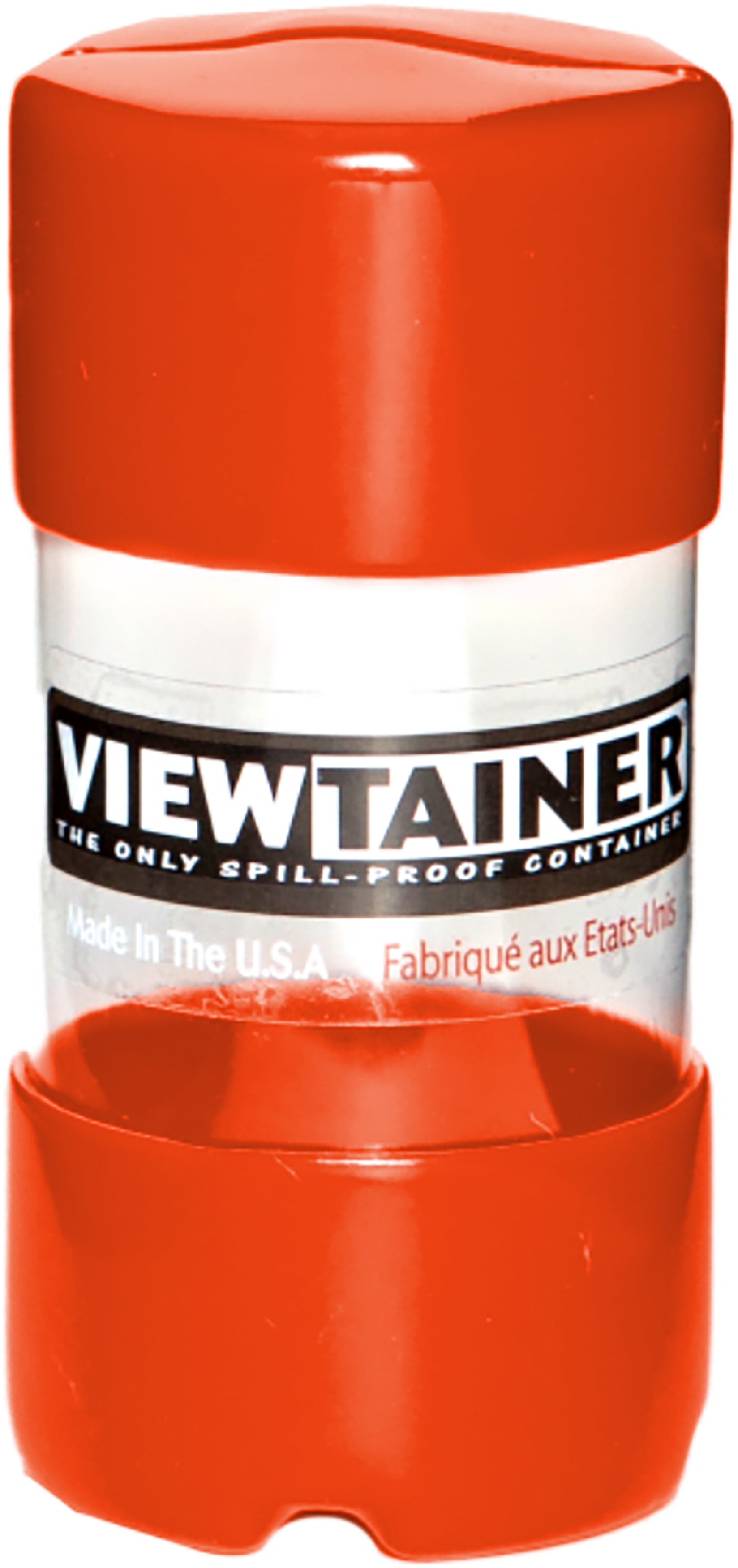 Viewtainer Slit Top Storage Container 2"X4" Orange