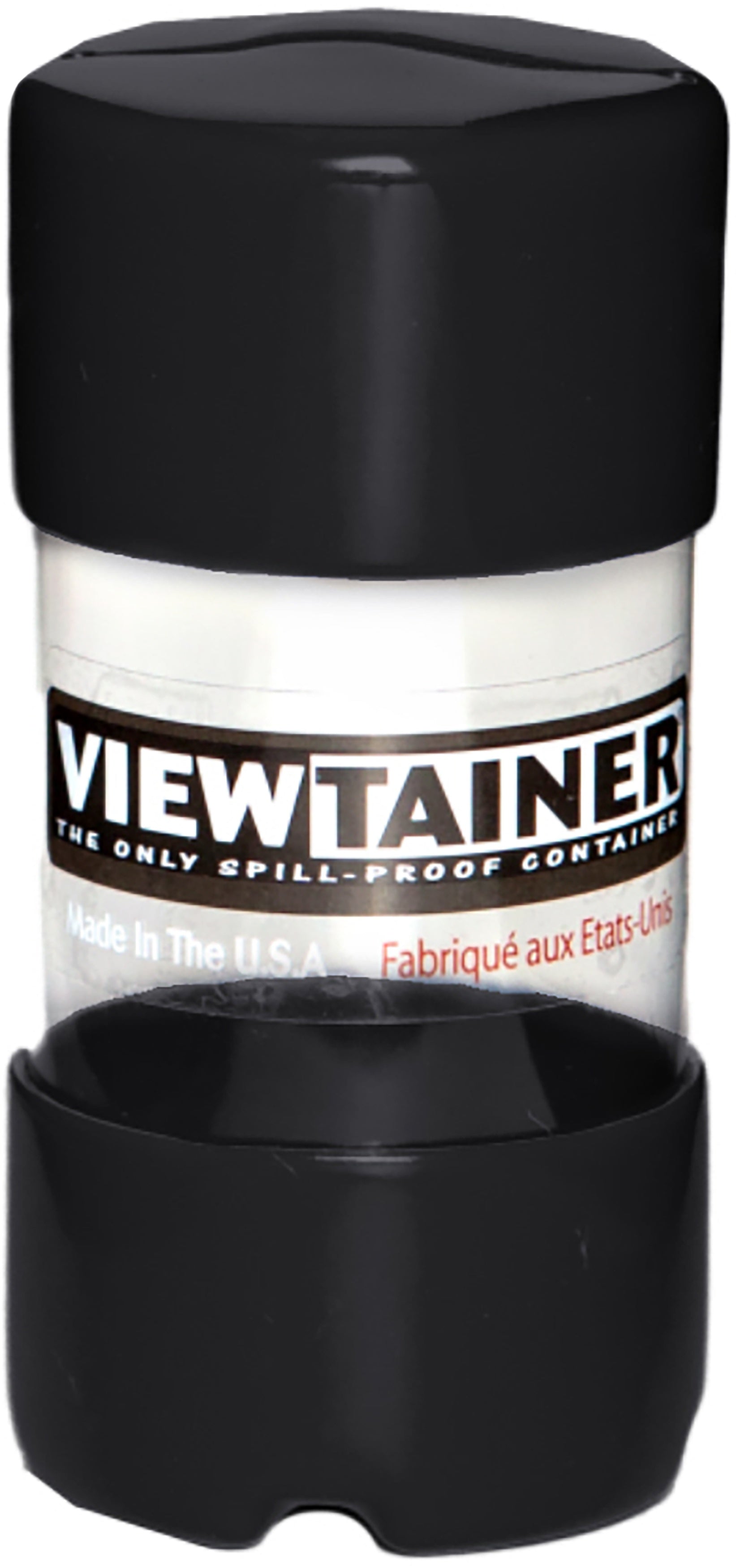 Viewtainer Slit Top Storage Container 2"X4" Black