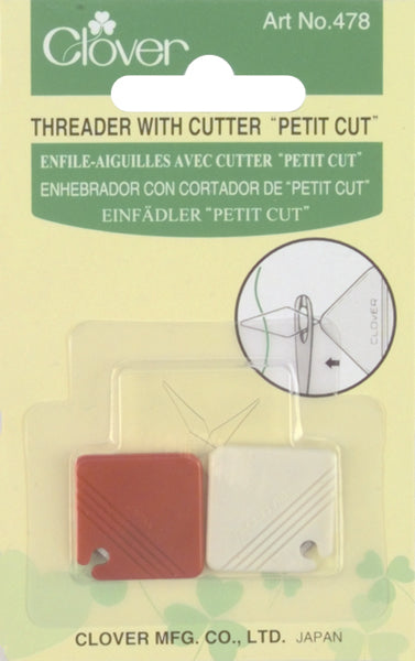 Petite Needle Threader W/Cutter 2/Pkg