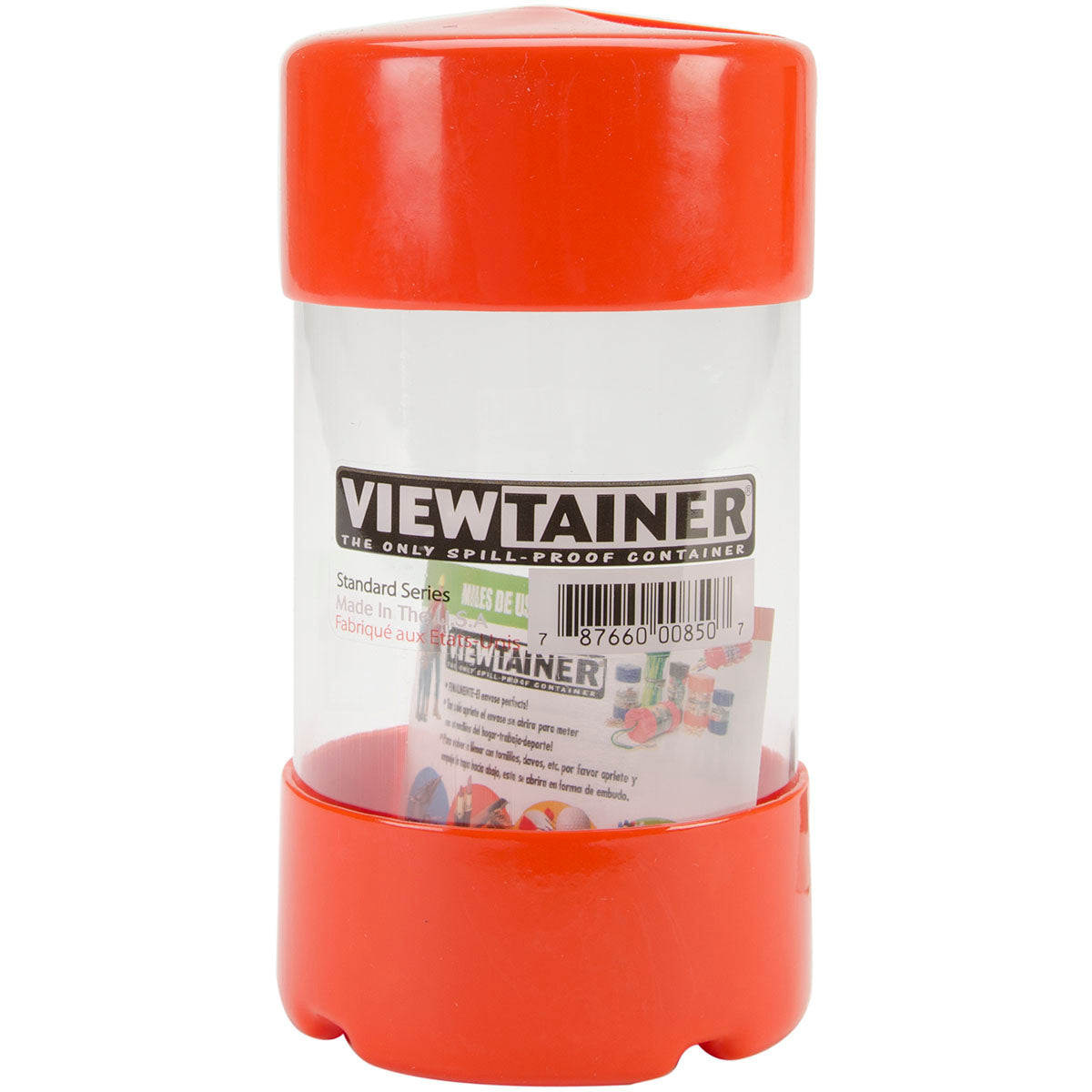 Viewtainer Slit Top Storage Container 2.75"X5" Orange