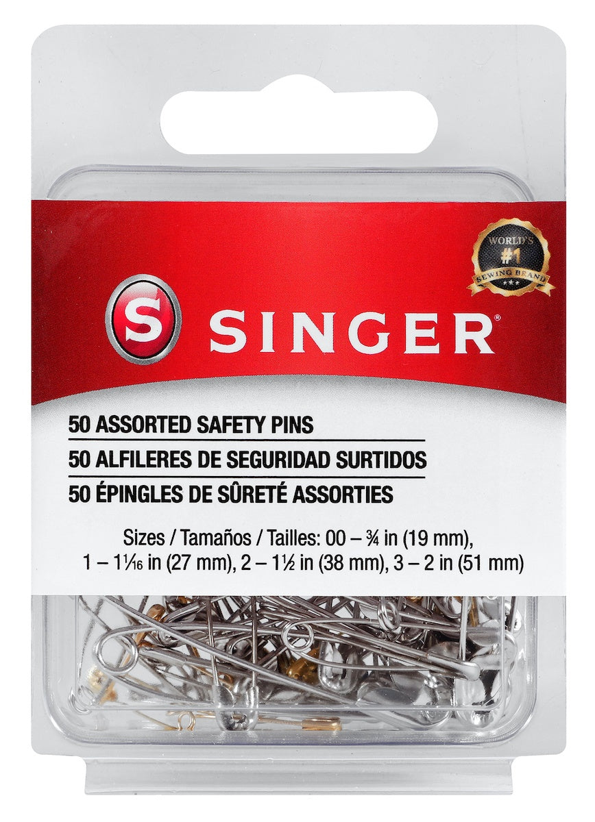 Safety Pins Sizes 00 To 3 50/Pkg