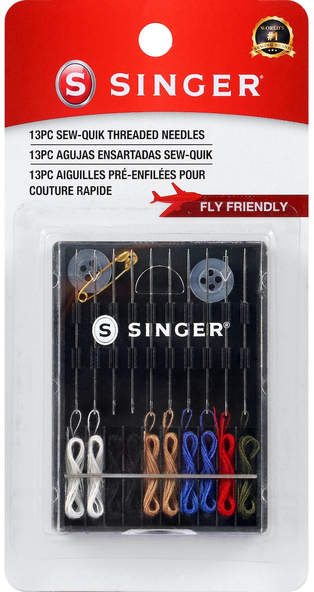 Sew-Quik Threaded Hand Needle Kit  