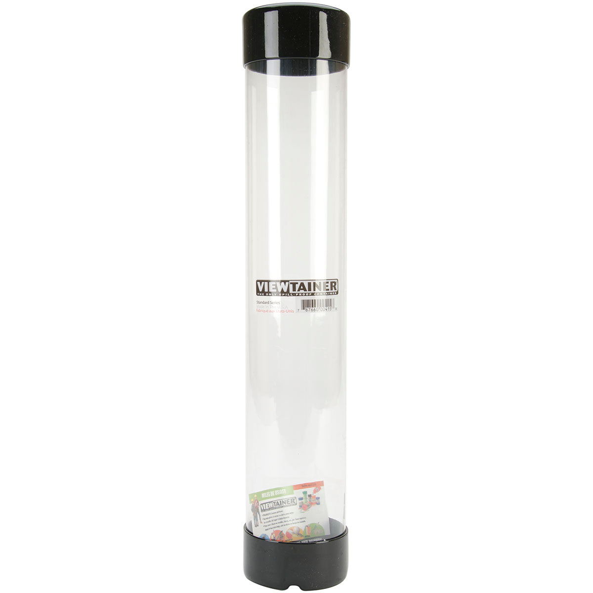 Viewtainer Slit Top Storage Container 2.75"X15" Black