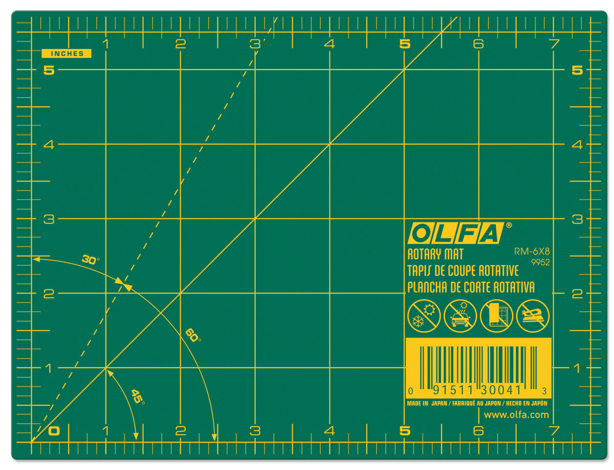 Gridded Cutting Mat 6"X8"