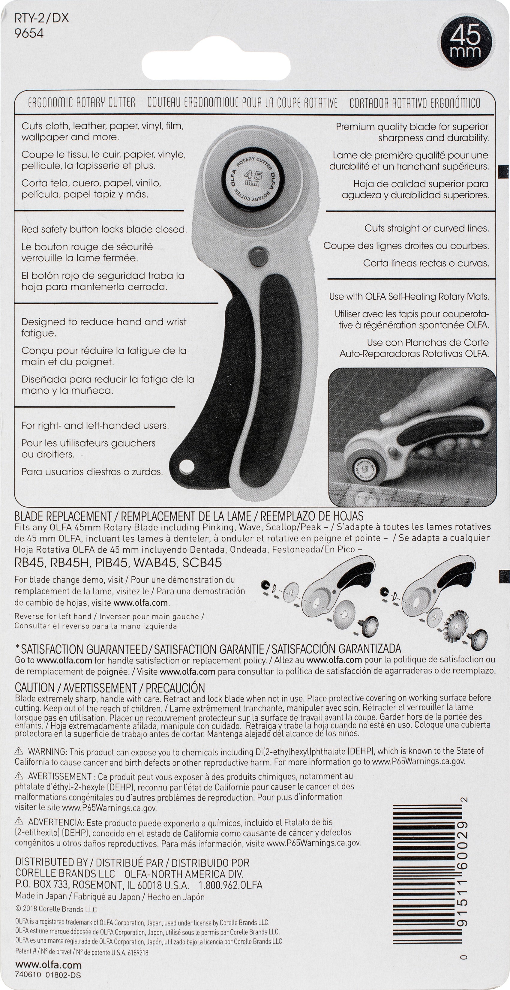 Deluxe Rotary Cutter 45mm