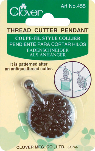 Thread Cutter Pendant Antique Gold