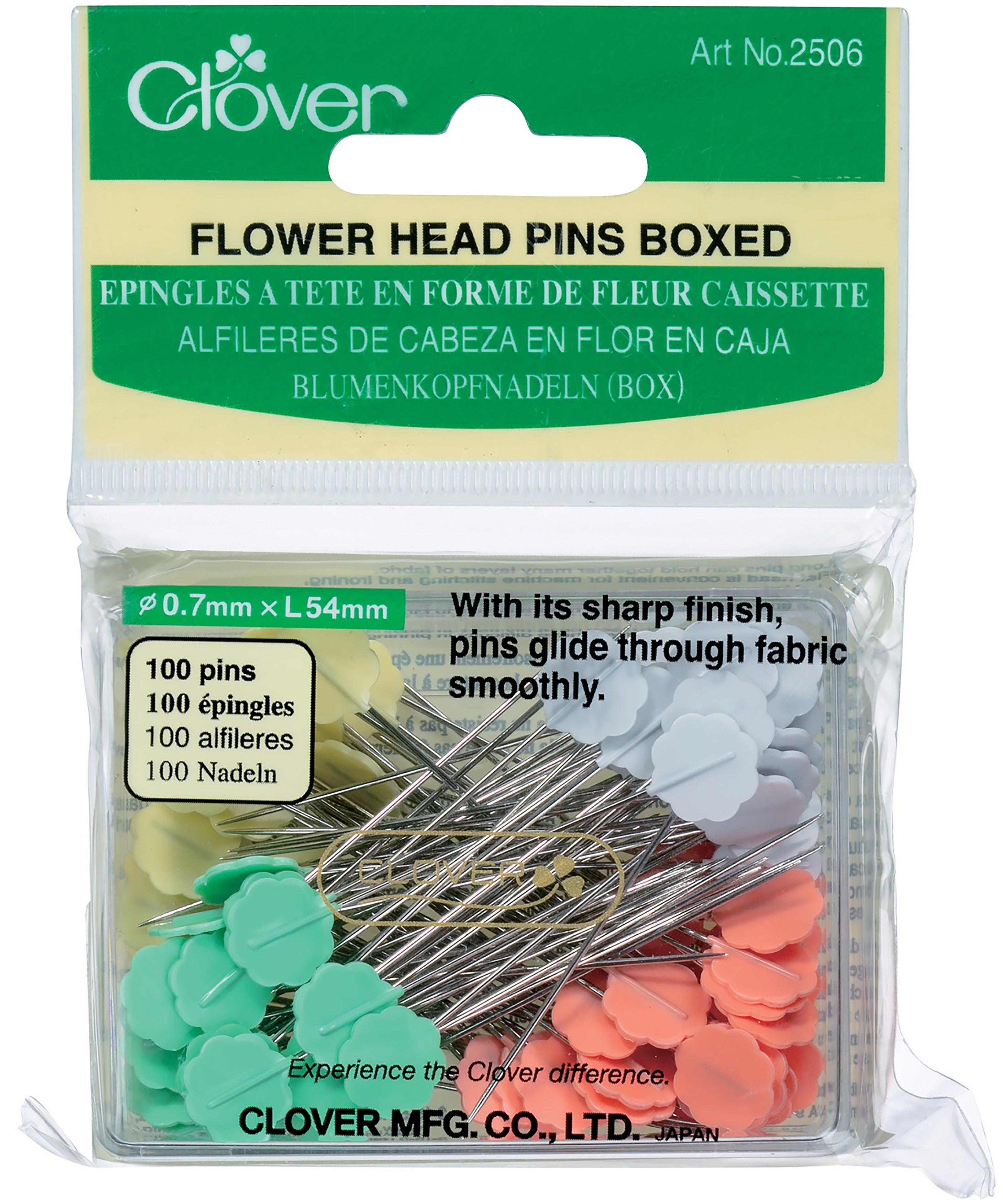 Flower Head Pins  Size 32 100/Pkg