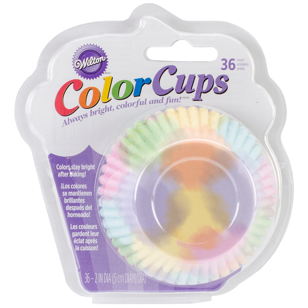ColorCup Standard Baking Cups Watercolor 36/Pkg