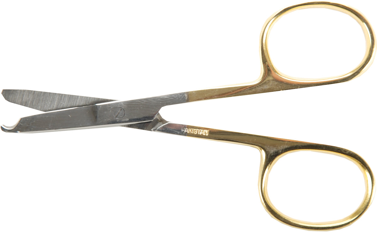 Snip-A-Stitch Scissors 3.5" Gold-Plated