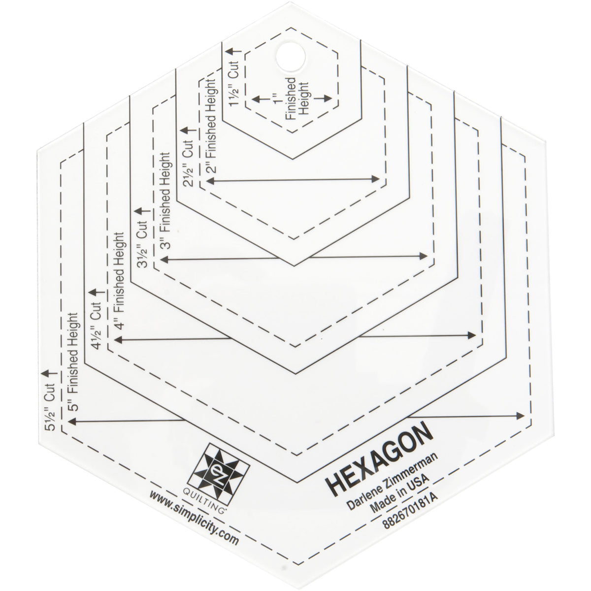 Hexagon Template  