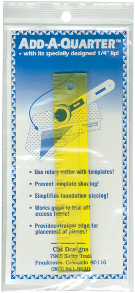 Add-A-Quarter Ruler 6"