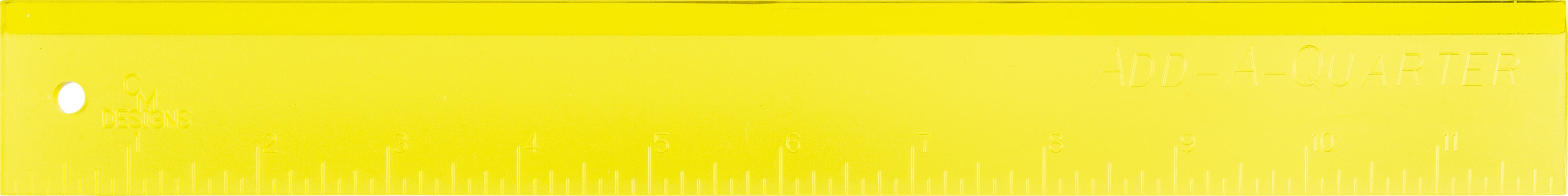 Add-A-Quarter Ruler 12"