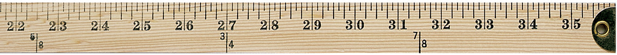 Yardstick 36" W/Metal Ends