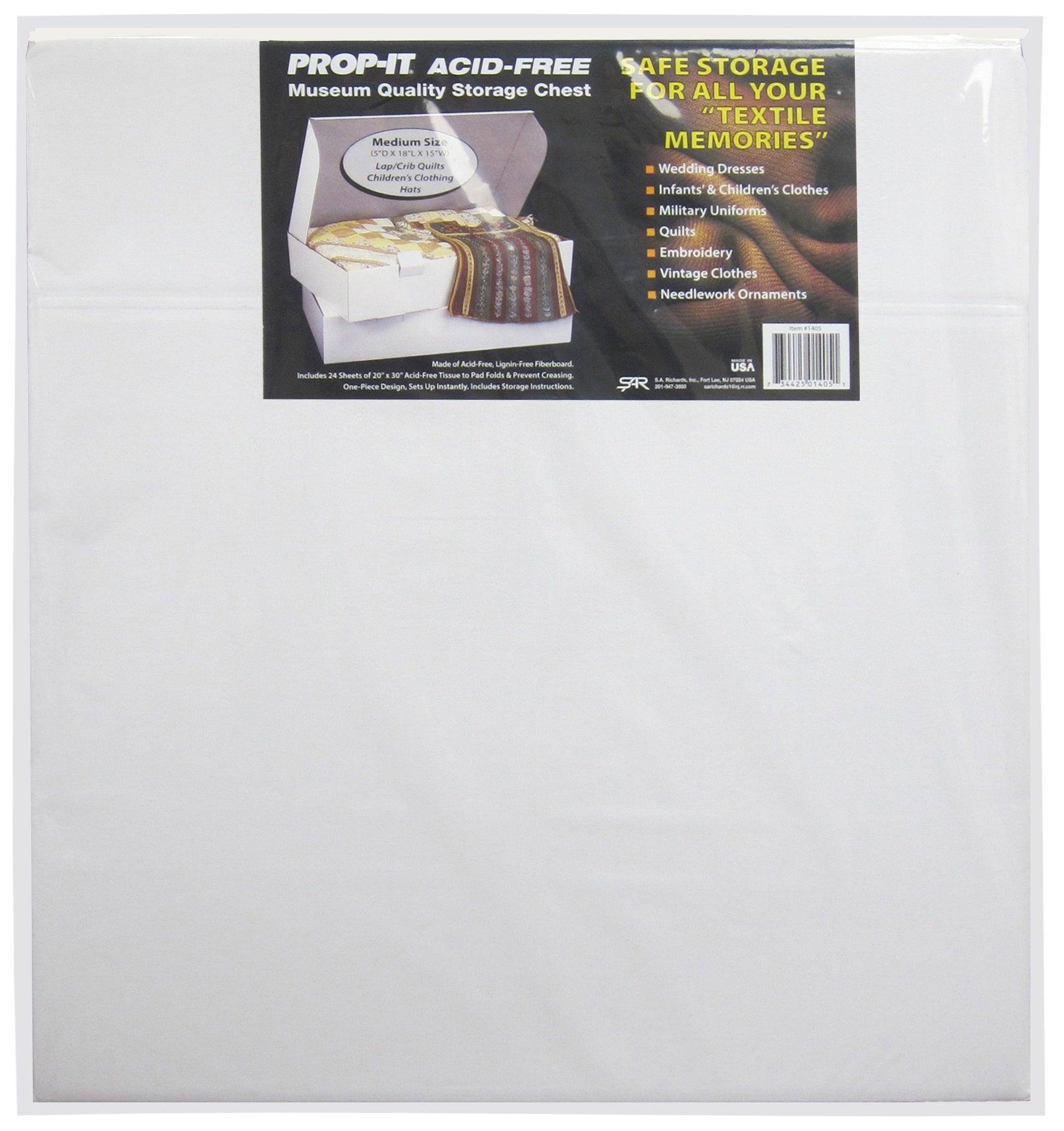 Prop-It Acid Free Storage Chest 5"X8"X15" Medium