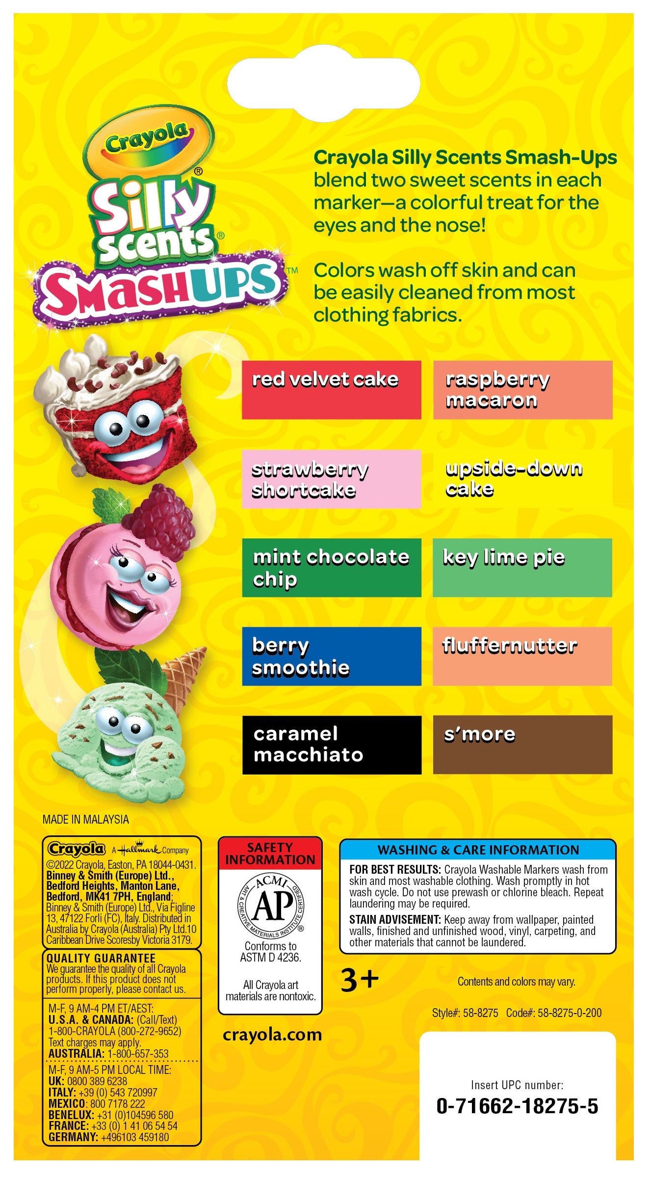 Crayola Silly Scents Fine Line Washable Markers  
