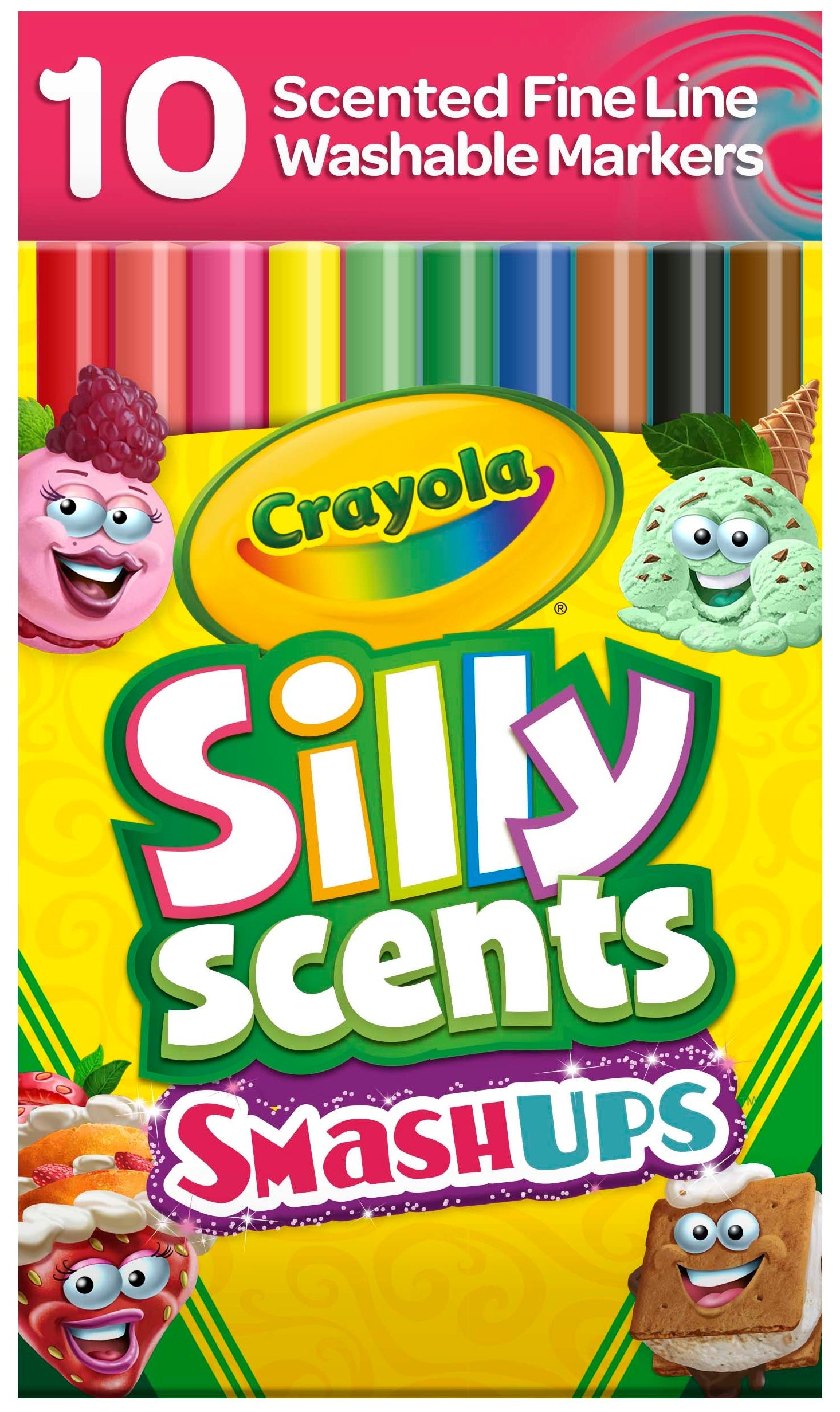 Crayola Silly Scents Fine Line Washable Markers  