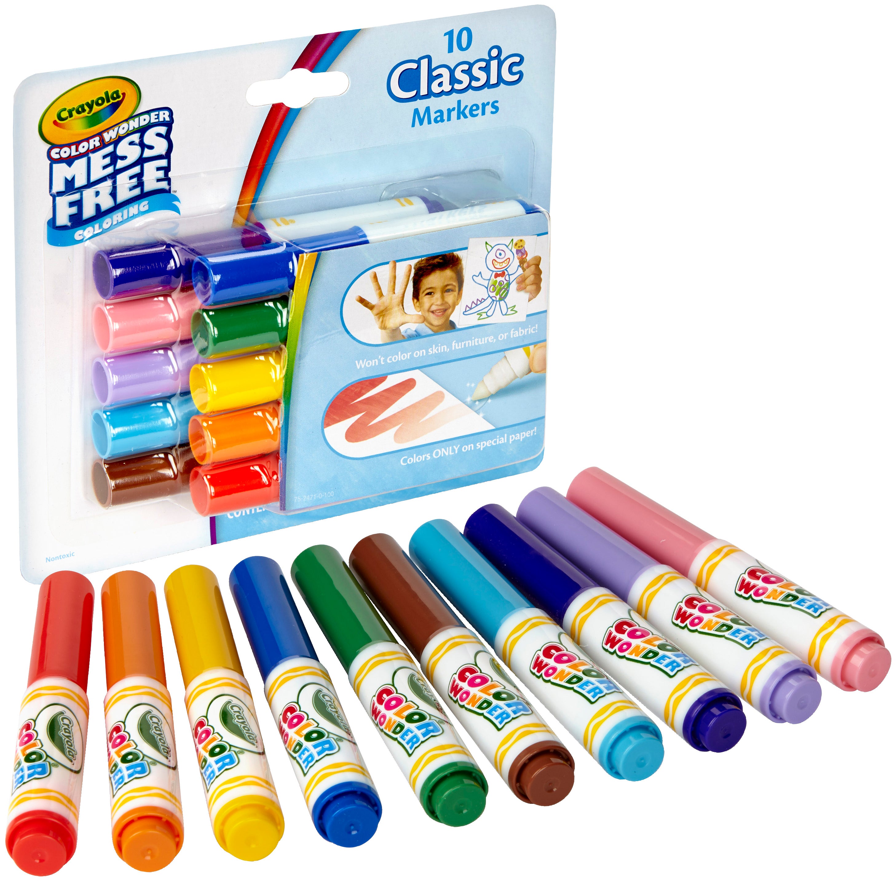 Crayola Color Wonder Mini Markers Classic