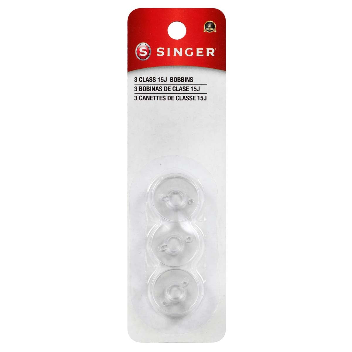 Plastic Class 15J Bobbins 3/Pkg