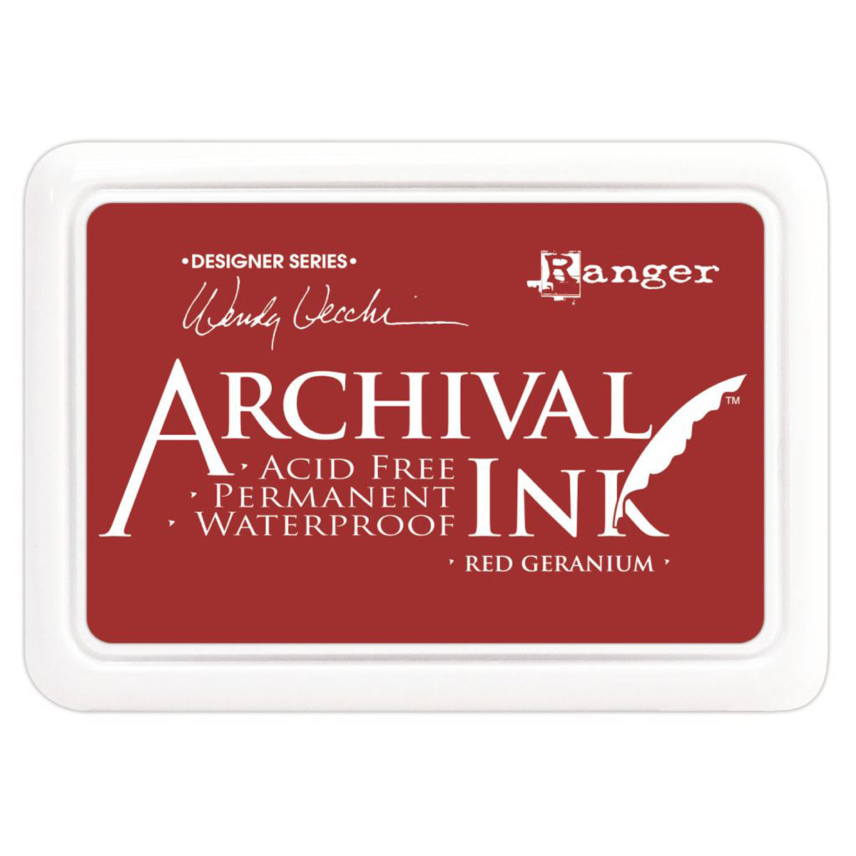 Wendy Vecchi Designer Series Archival Ink Pad Red Geranium