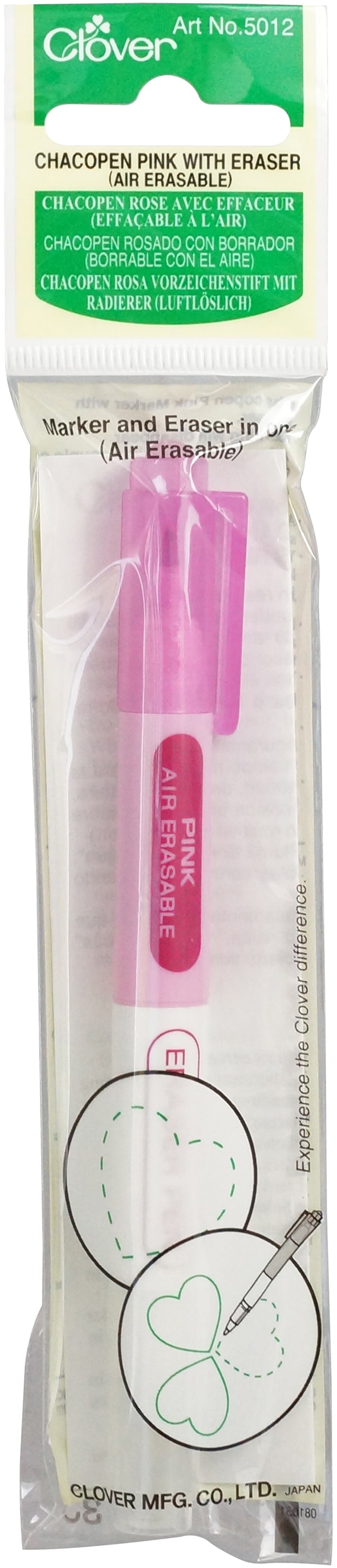 Chacopen With Eraser Pink