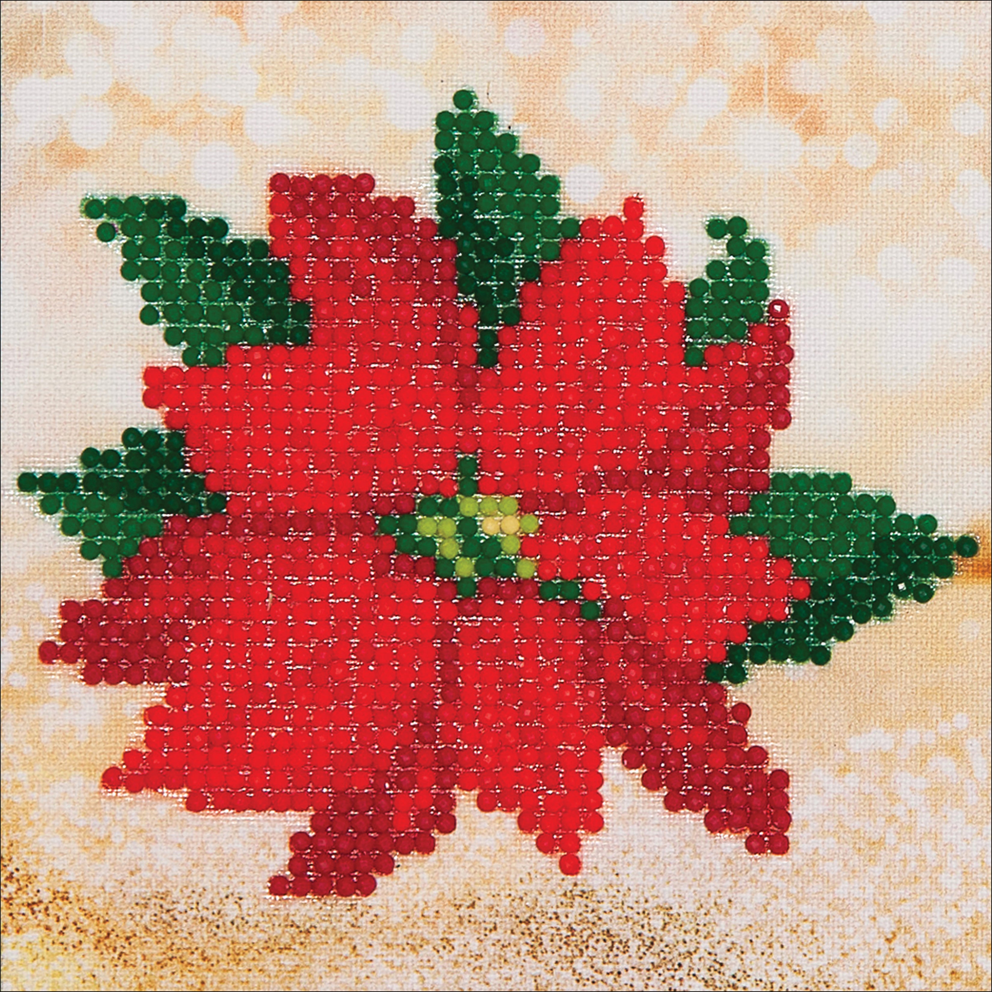Diamond Dotz Diamond Embroidery Facet Art Kit 8"X8" Poinsettia