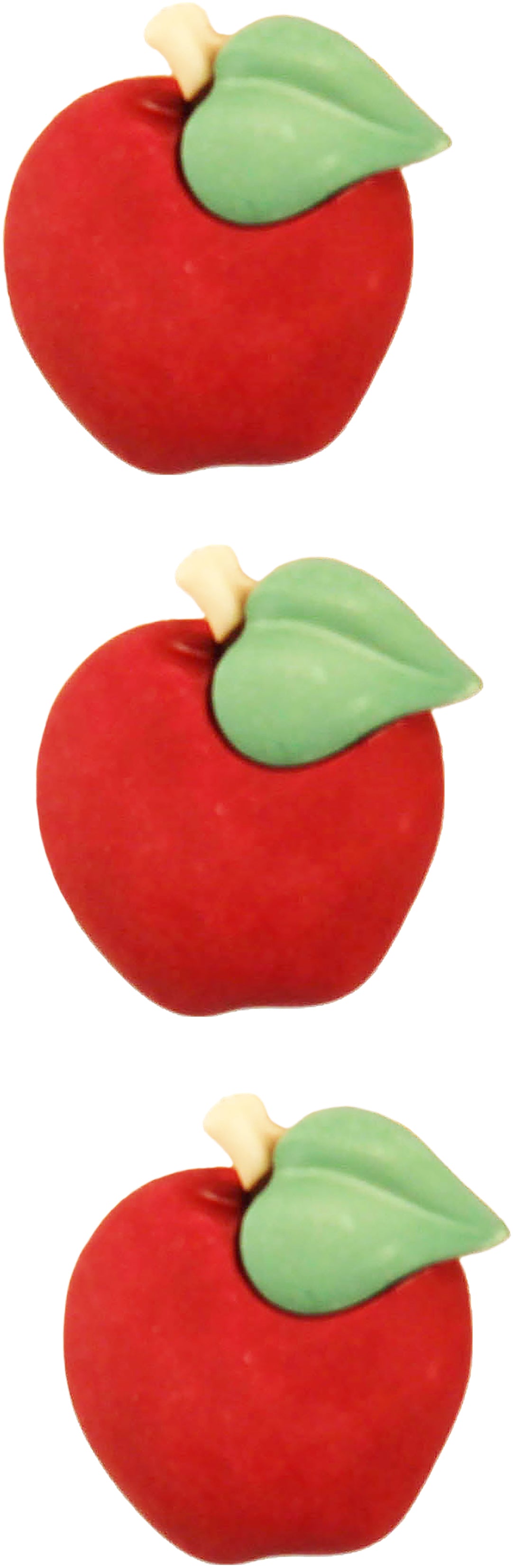 Buttons Galore Fall Buttons 3/Pkg Apples