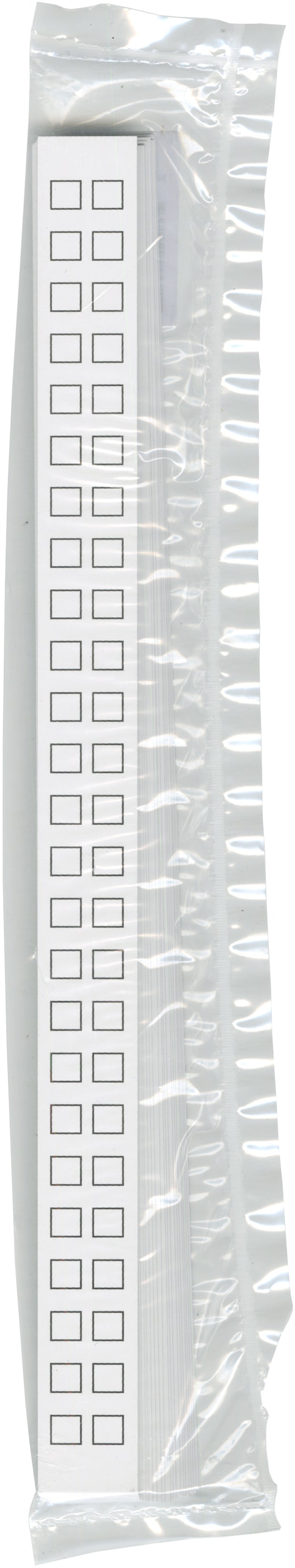 Pako Blank Code Cards 25/Pkg Needle And Floss